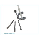 Kit piastra di fissaggio cieca per piastra di copertura filettata