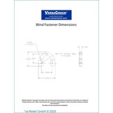 Kit de plaque de fixation aveugle pour plaque de pont filetée