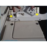 VersaChock - Piastra di supporto filettata - 50 mm od/filettatura M10 - 316 ss (include piastra di supporto)