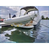 Heavy Duty Davit (tilting and with wheels) for boats