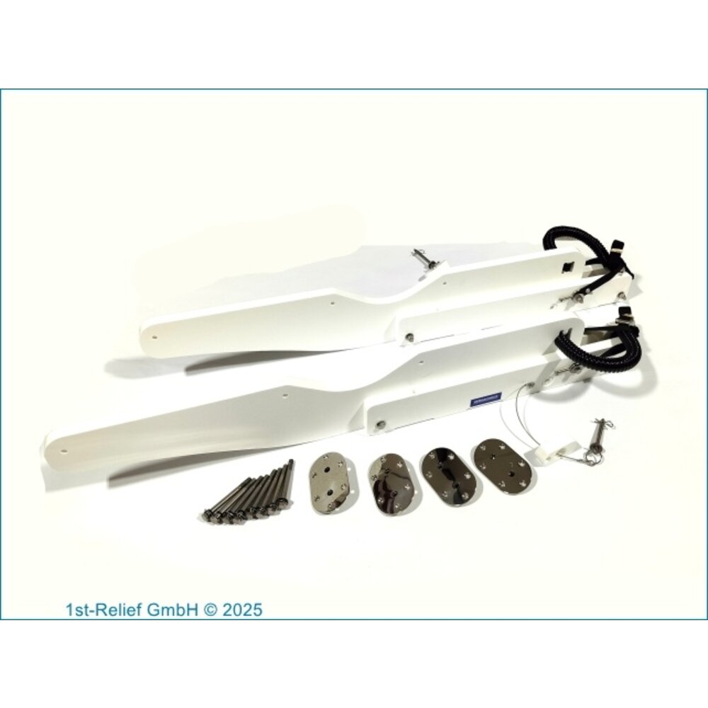 Davit Ruka Folding davits for soft-hulled tenders - 1st-Relief