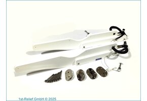 Folding davits for soft hull boats / tenders (SIB)