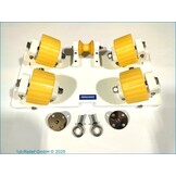 VersaChock - Rollerset 25 inch met 4 wielen - afneembaar