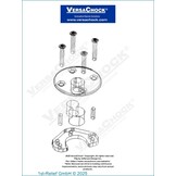 VersaChock - Kit de fijación para persianas de doble ancho