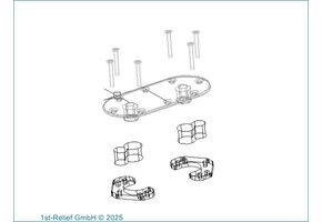 Double wide blind fastener kit
