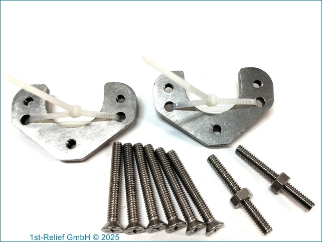 VersaChock - Kit de fijación para persianas de doble ancho