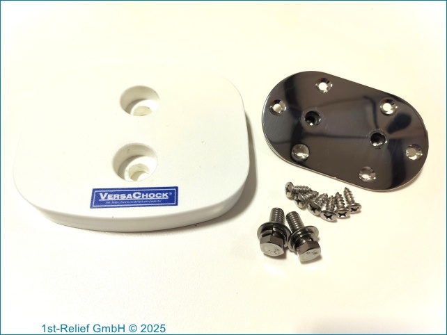 VersaChock - Outboard skeg rest plate