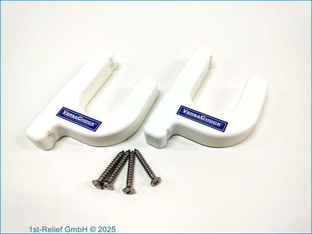 VersaChock - Soporte para mástil de línea de muelle y bichero para barco
