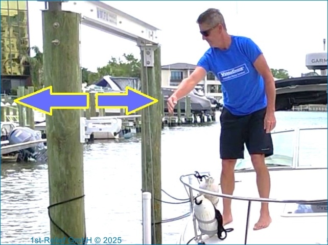 VersaChock - Dock line valet arm