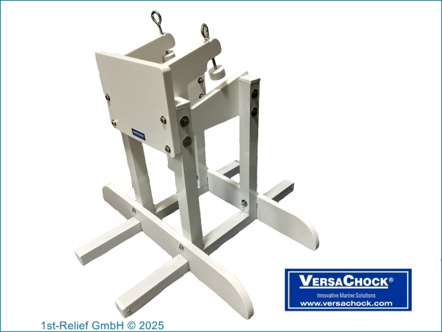 VersaChock - Vertical dinghy and outboard stand