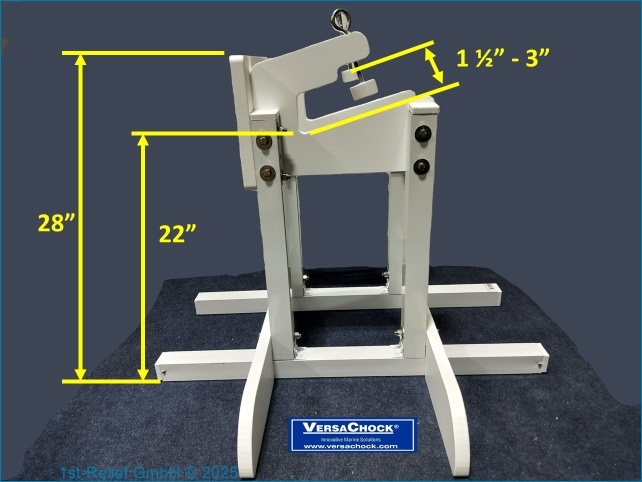 VersaChock - Verticale roeiboot en buitenboordmotorstandaard