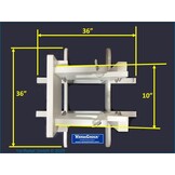 VersaChock - Verticale roeiboot en buitenboordmotorstandaard