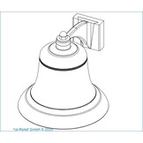 12 Zoll Schiffsglocke (Nebelglocke) in Chrom oder Edelstahl für Schiffe über 20 Meter
