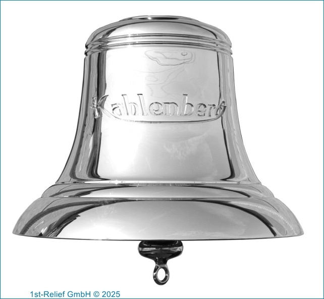 Cloche de navire de 12 pouces (cloche de brume) en chrome ou en acier inoxydable pour les navires de plus de 20 mètres