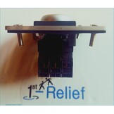 Model M-313 Verlichte drukknop, claxon, inbouwmontage