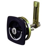 Flush Lock met 2 sleutels, pallen geven de open of gesloten positie aan, eenvoudige installatie in een gat met een diameter van 2 inch