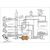 Anchor Windlass &Thruster Remote Control Kit (1 Control box, 1 Dash-mount Remote, 1 Handheld Remote)