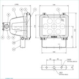7-Zoll-LED-Flutlicht FDL-021L (230 VAC oder 24 VDC)