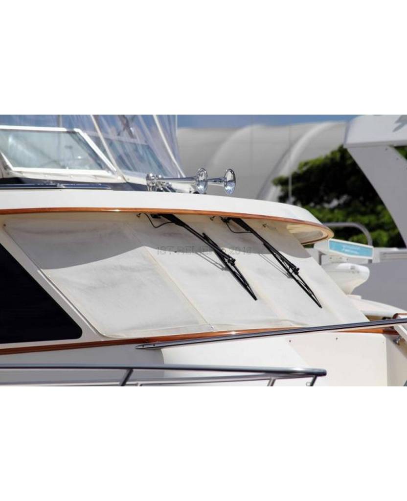 D-0A Schiffshorn, zwei Trompeten, White Powder Coat Finish oder Chrome Finish