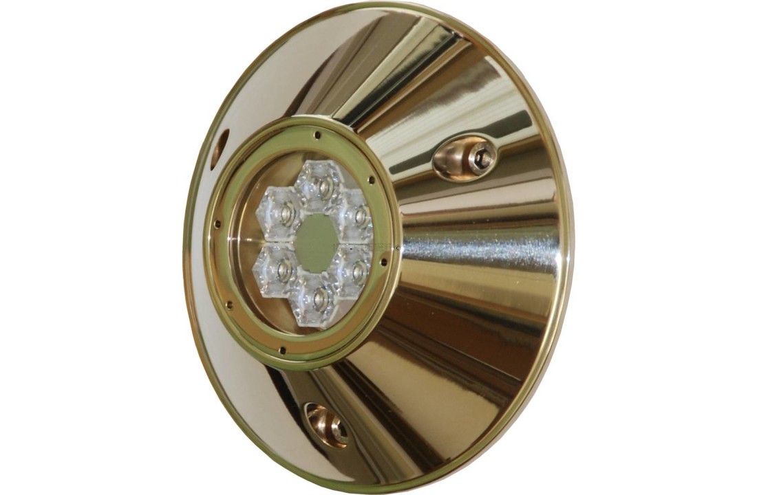 luce subacquea per superficie convessa di serie MST0680 LED a poppa dello scafo