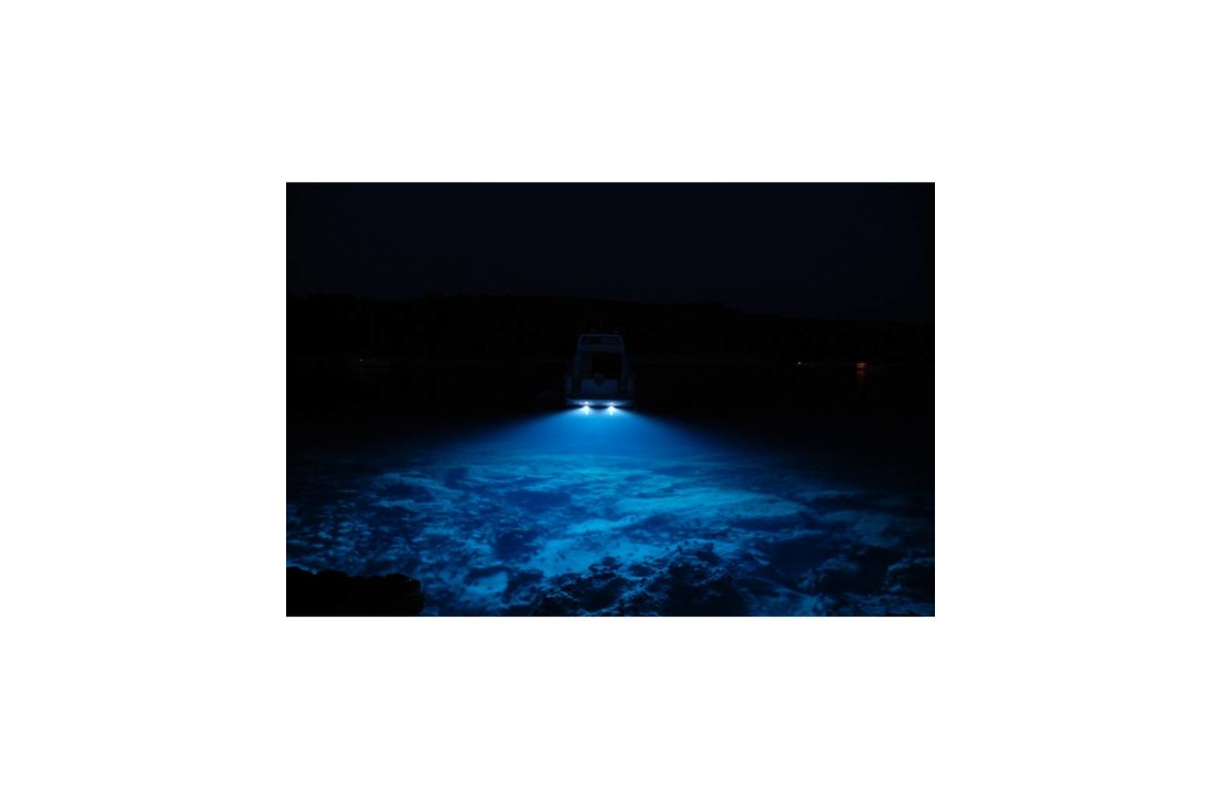 luce subacquea per superficie convessa di serie MST0680 LED a poppa dello scafo