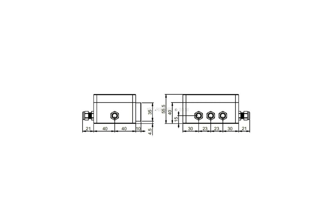 luce subacquea Targa MFM0680 LED per l'installazione a incasso