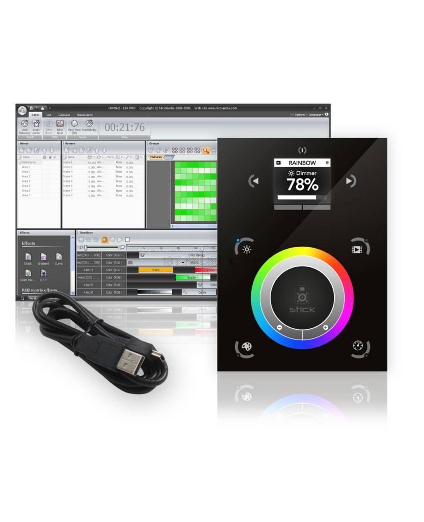 Контроллер DMX512 STICK-DE3 — решение для самых требовательных проектов