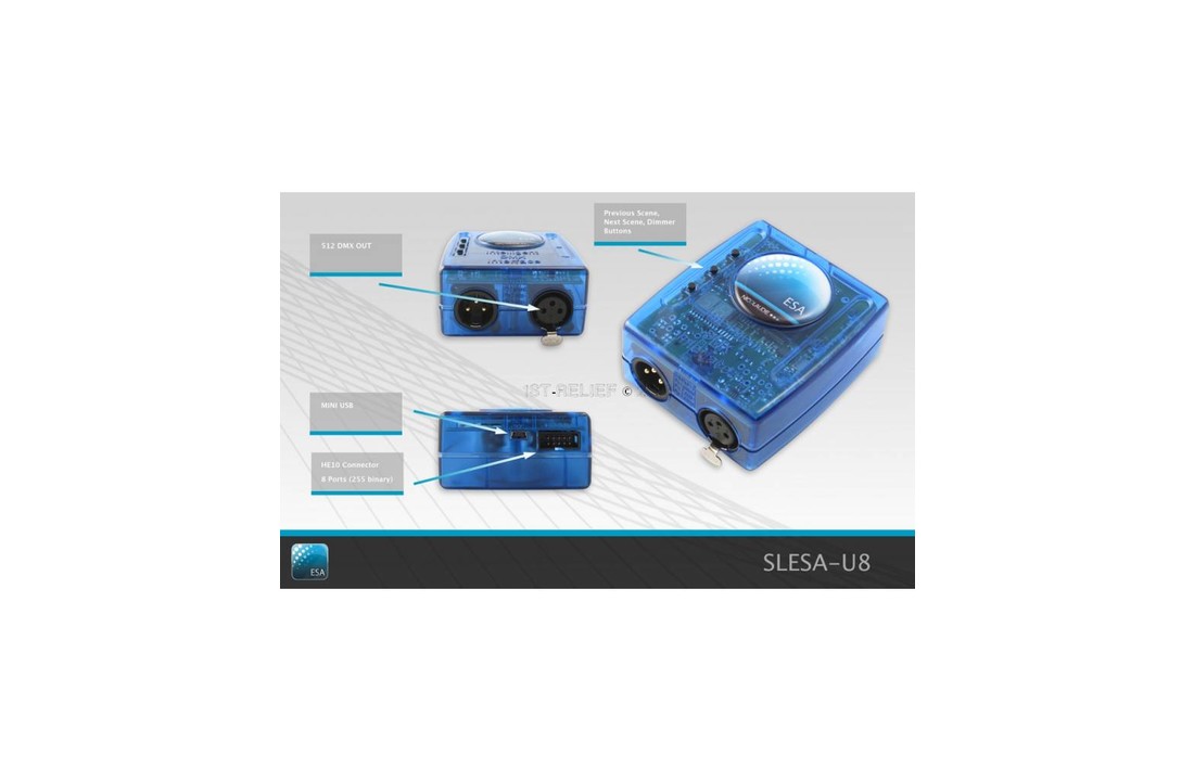 DMX512 Controller SLESA-U8 - standalone controllers