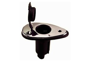 Pole Light Mounting Base (drop-shaped surface) Plug-In Type
