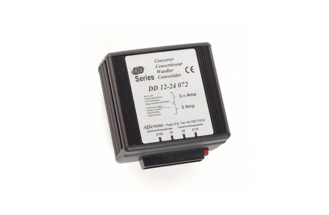 12 VDC naar 24 VDC Converter niet geïsoleerd
