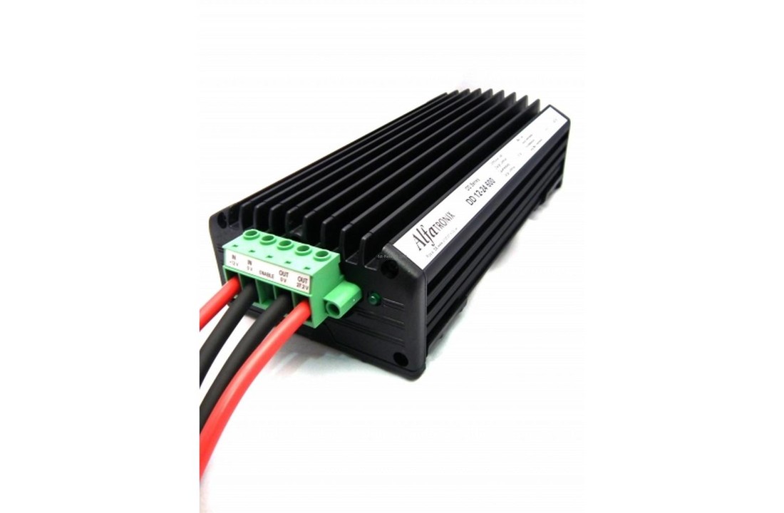 12 VDC naar 24 VDC Converter niet geïsoleerd