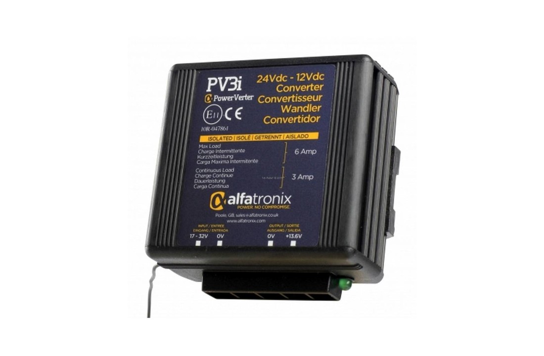 24 VDC zu 12 VDC Wandler isoliert