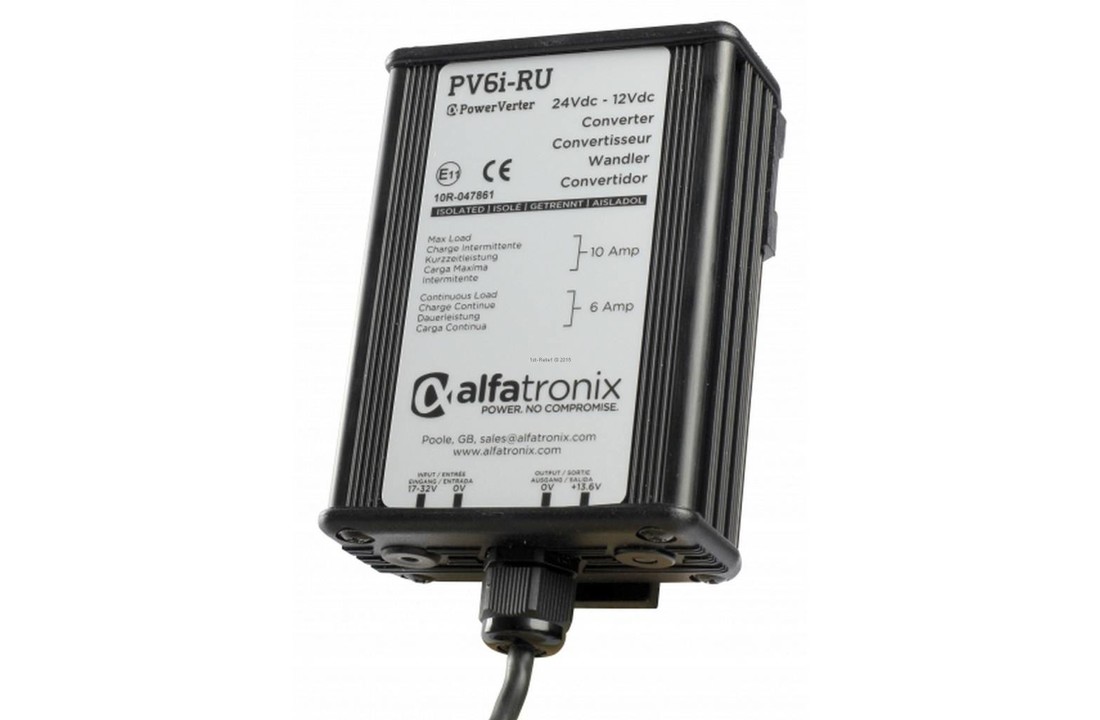 24 VDC zu 12 VDC Wandler isoliert