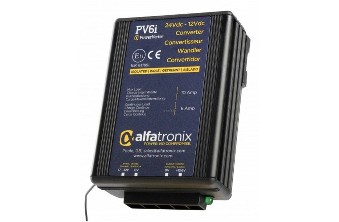 24 VDC zu 12 VDC Wandler isoliert