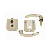 Cabindoor - Flush latch set with lever handle