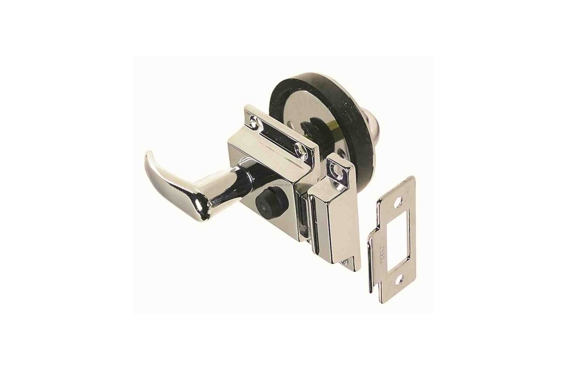 Cabindoor - Flush Cup Rim Latch Set met deurkruk en bekerhendel, deurklinkknop