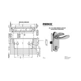Cabindoor - Mortise Latch Set with Handles, door-latch knob