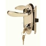 Cabindoor - Set serratura da infilare con maniglie, chiudibile a chiave