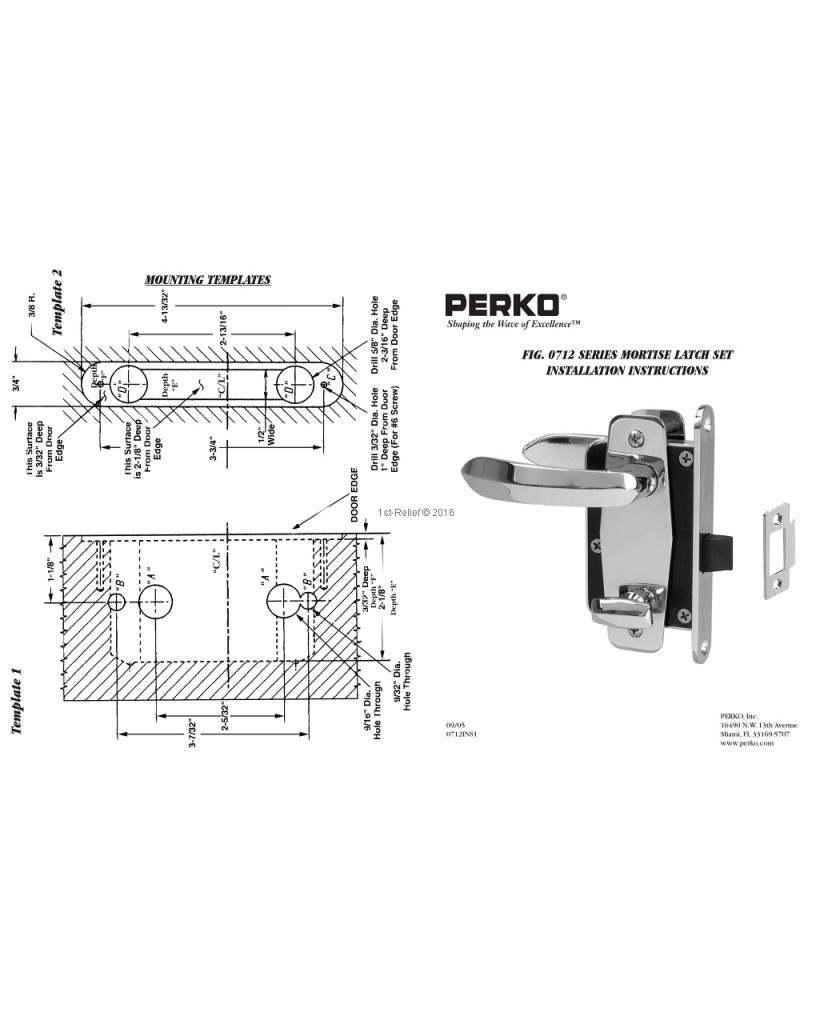 PERKO Inc. - Catalog - Cabinet Hardware - Cabin Door Hook [1287]