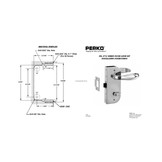 Cabindoor - Flush latch set with Handles, door-latch knob