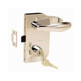 Cabindoor - Flush lock set with Handles, key lockable