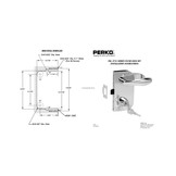 Cabindoor - Juego de cerraduras al ras con manijas, cerradura con llave
