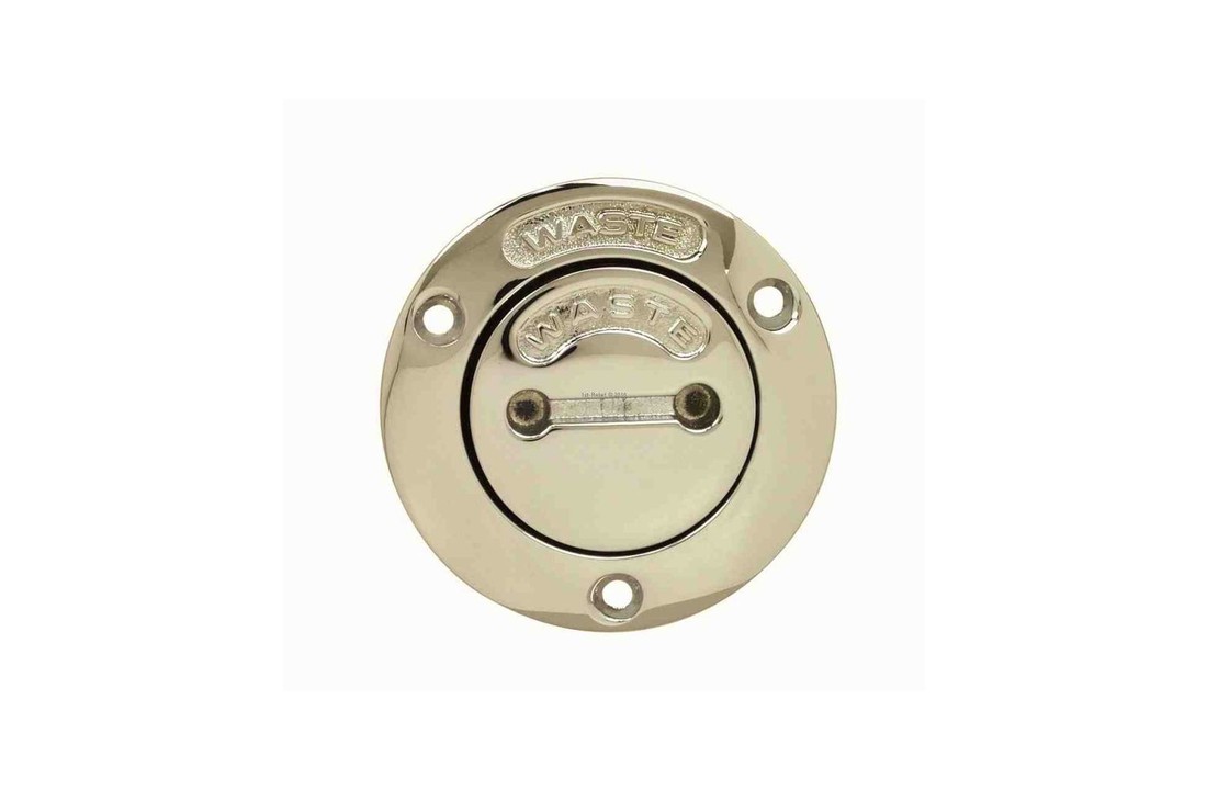 Benzine-, water-, diesel- of afvalvulpijp met O-ring voor 1 - 1/2 inch slang; Ongeventileerd