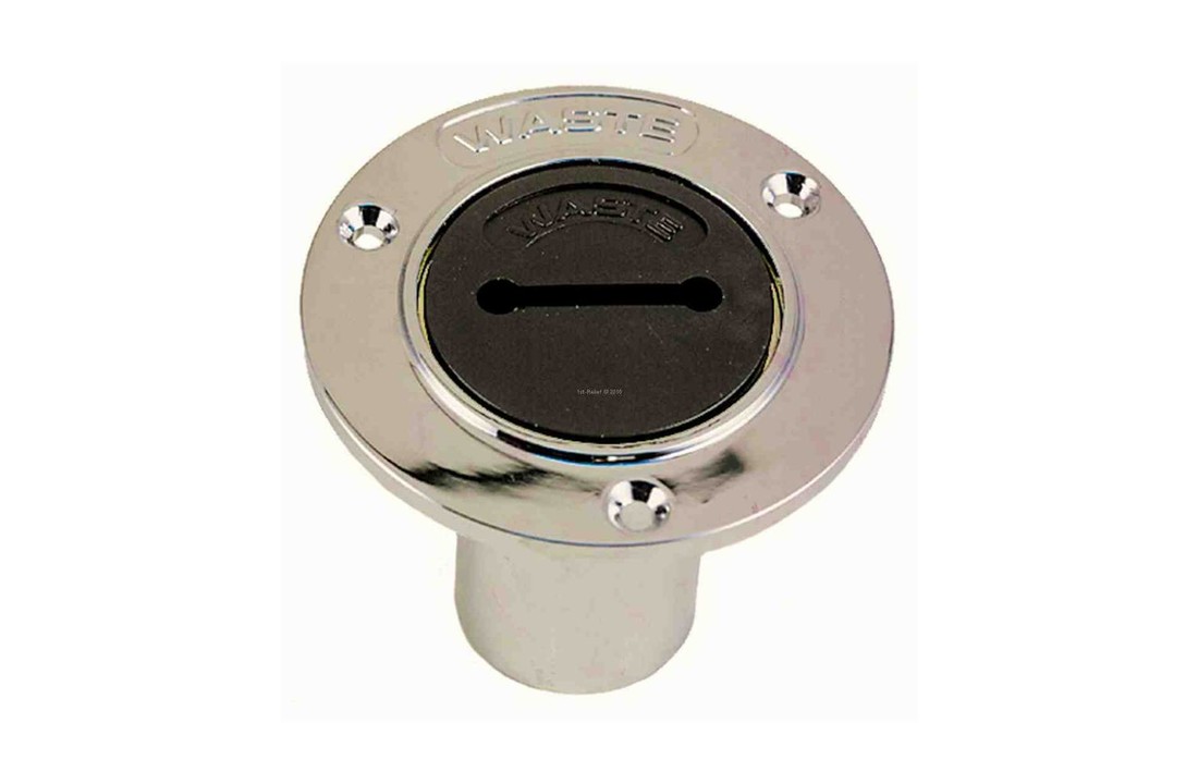 Benzine-, water-, diesel- of afvalvulpijp met O-ring voor 1 - 1/2 inch slang; Ongeventileerd