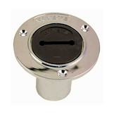 Tuyau de remplissage d'essence, d'eau, de diesel ou de déchets avec joint torique pour tuyau de 1 1/2 po; Non ventilé