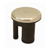 Gasoline-filler pipe with ratcheting seal and vacuum relief / over pressure relief (VOPR)