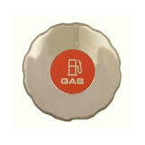 Gasoline-filler pipe with ratcheting seal, color coded metallic inlay and vacuum relief / over pressure relief (VOPR)