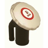 Gasoline-filler pipe with ratcheting seal, syntetic resin inlay and vacuum relief / over pressure relief (VOPR)