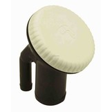 Gasoline-filler pipe with ratcheting seal and vacuum relief / over pressure relief (VOPR)