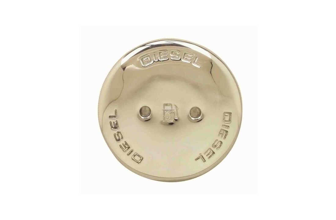 Tapa de repuesto con junta tórica; para tubería de llenado de gasolina, diesel, agua y desechos; para manguera de 1-1 / 2 "